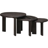  Stolovi za slaganje 3 pcs Bijelo Čvrsto drvo manga | shoptok.hr