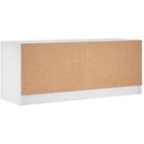 TV ormarić sa staklenim vratima bijeli 102x37x42 cm | shoptok.hr