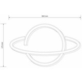  LED neonska zidna dekoracija PLANET LED/3W/3xAA USB plava/žuta | Eponuda.com