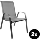 Aga 2x Vrtni stol MR4400GY-2 Siva, (21129877) Cene