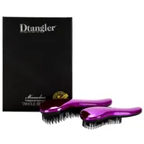 Dtangler Miraculous set Purple (za lažje česanje las)