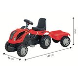 Traktor na pedale crveni sa prikolicom ( 88/10107 ) Cene
