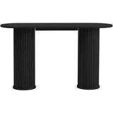 Unique Furniture Črna stranska mizica 40x130 cm Nola – | Shoptok.si
