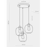  Luster na sajli ELIO 3xE27/15W/230V | Eponuda.com