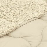  Poletna odeja krema 240 x 260 cm Mikrofibra in Teddy flis, (5000284656) | Shoptok.si