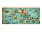 INF Podaljšana podloga za miško iz naravne gume - 300x600mm Črna podloga, (5000074085) | Shoptok.si