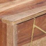 vidaXL Pisalna miza s predali 100x55x75 cm trden palisander | Shoptok.si