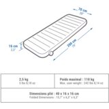  Dušek na naduvavanje za kampovanje Air Seconds Comfort 70 cm za 1 osobu | Eponuda.com