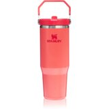 Stanley IceFlow™ Flip Straw Tumbler steklenica za vodo iz nerjavnega jekla Hot Coral 890 ml | Shoptok.si