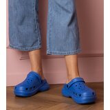 D/CEO marka niezdefiniowana Blue enclosed platform mules Kameris | Shoptok.si