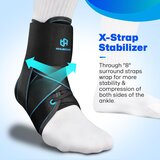 HEALRECUX nastavljiva opornica za gleženj – velikost M | Shoptok.si