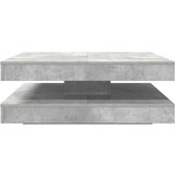 vidaXL Klubska mizica betonsko siva 90x90x34,5 cm | Shoptok.si