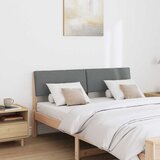 Tapecirani uzglavlje Tamno siva 160 cm Čvrsto borovo drvo | shoptok.hr