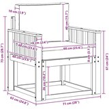  Set vanjskih sofa Čvrsto drvo akacije i poliester | shoptok.hr