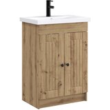 vidaXL Komplet pohištva za kopalnico Artisan hrast 56 x 37,5 x 81 cm, (5000245834) | Shoptok.si