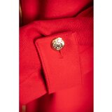 Fenzy Eleganten Plašč Albineya, Rdeč | Shoptok.si