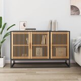  Komoda crna 105 x 30 x 65 cm od konstruiranog drva | Eponuda.com