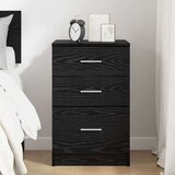 vidaXL Noćni ormar Crni hrast 40 x 40 x 63 cm Konstruirano drvo | shoptok.hr