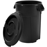 rothopro Večnamenska posoda s pokrovom, prostornina 120 l, črne barve, ŠxVxG 610 x 760 x 570 mm Cene