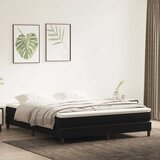  Krevet s boxspring oprugama bez madraca crni 180x220 cm baršun | shoptok.hr