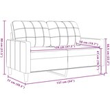  3-dijelni set sofa s jastucima krem baršunasti | shoptok.hr
