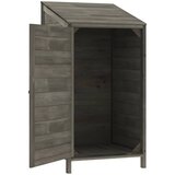  Vrtno spremište antracit 55 x 52 x 112 cm od masivne jelovine | shoptok.hr