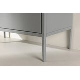 Venture Home vitrina La Paz 35 × 160 × 70 cm, svijetlosiva | shoptok.hr