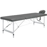 vidaXL masažni stol s 4 zone i aluminijskim okvirom antracit 186x68 cm Cijene