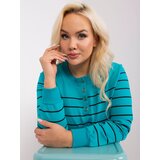 RELEVANCE Blouse-RV-BZ-9243.27P-turquoise | Shoptok.si