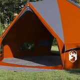  Teepee šator s krovom Siva i narančasta 490 x 410 x 210 cm | shoptok.hr
