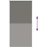 vidaXL Rolo zavjesa Blackout siva 65x150 cm Širina tkanine 60,7 cm | shoptok.hr