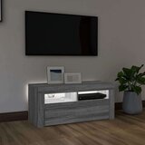 TV omarica z LED lučkami siva sonoma 90x35x40 cm, (20732959) | Shoptok.si
