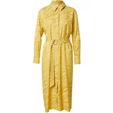 River Island Košulja haljina žuta / zlatno žuta