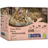 Bozita koščki v želeju v mešanem pakiranju 12 x 85 g - Mešano pakiranje z mesnim menijem (3 vrste) | Shoptok.si