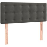Box spring krevet s madracem tamnosivi 90x190 cm baršunasti | shoptok.hr