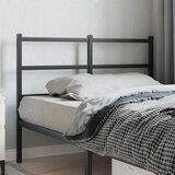 vidaXL Kovinsko posteljno vzglavje črno 120 cm | Shoptok.si
