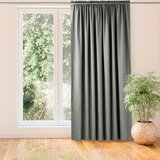  Curtain MILANA color gray style classic 5 cm pole pocket with 3 cm fringe chenille 560x300 HOMEDE | shoptok.hr
