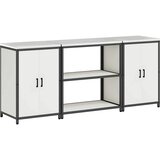  Kuhinjski set za pohranu HATTEM 3 pcs Bijela Čelična vrata | Eponuda.com