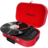  Gramofon Mikado Nostalgia MN-101 Pickup Red Usb + RCA + Bluetooth Supported Music Box, 22357 Cijene