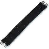 Stübben Pas z zapiralom iz nerjavečega jekla, črna - 125 cm | Shoptok.si