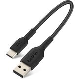 Belkin Izjemno kompakten prenosni 15 cm kabel USB v USB-C, - crn, (20524284) Cene