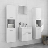 Maison Chic Komplet kopalniškega pohištva - Kopalniški sestavi visok sijaj bele barve iverna pl., (21787230) | Shoptok.si