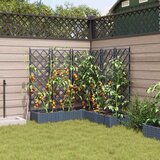  Vrtna saksija 5 pcs Svijetlo siva 120 x 120 x 125,5 cm Plastika | shoptok.hr