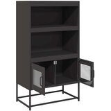 vidaXL Visoka ploča crna 68x39x123 cm čelik | shoptok.hr