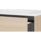 Germania Zidni ormarić za ispod umivaonika u dekoru hrasta u prirodnoj boji 81x61 cm Bodera – | shoptok.hr