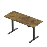 Vonhaus Električni podizni stol s USB-C punjenjem (140 x 60 cm), orahovo drvo, crna baza Cijene