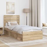  Okvir za krevet Sonoma 90 x 190 cm Čvrsto borovo drvo | shoptok.hr