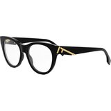 Fendi First Black Round Eyeglasses - ONE SIZE (53) Cijene