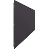 vidaXL Robniki za trato 20 kosov Črna 25x103 cm Hladno valjano jeklo | Shoptok.si