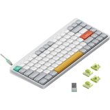 Nuphy Air75 V2 Brezžična Mehanska Tipkovnica, Bluetooth / 2.4 GHz, Slim, US Layout, Ionic White Switch Aloe, (21755790) Cene
